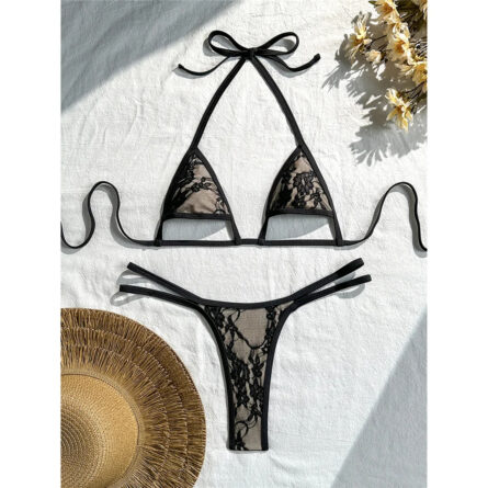 Made for The Heat Lace Micro Cut Out Bikini - Image 3