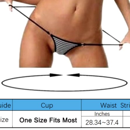 Island Tease Underboob Thong Bikini - Image 7